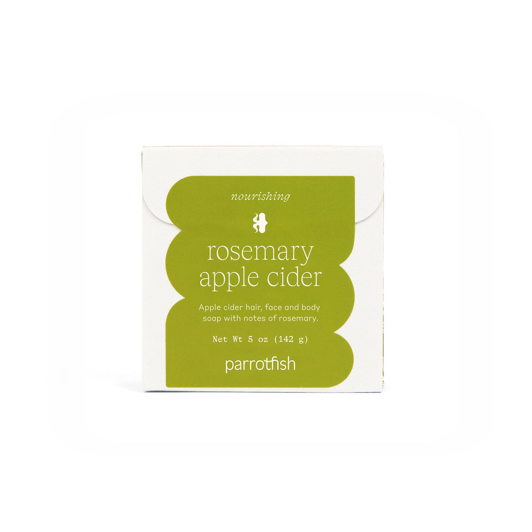 rosemary apple cider vinegar soap bar