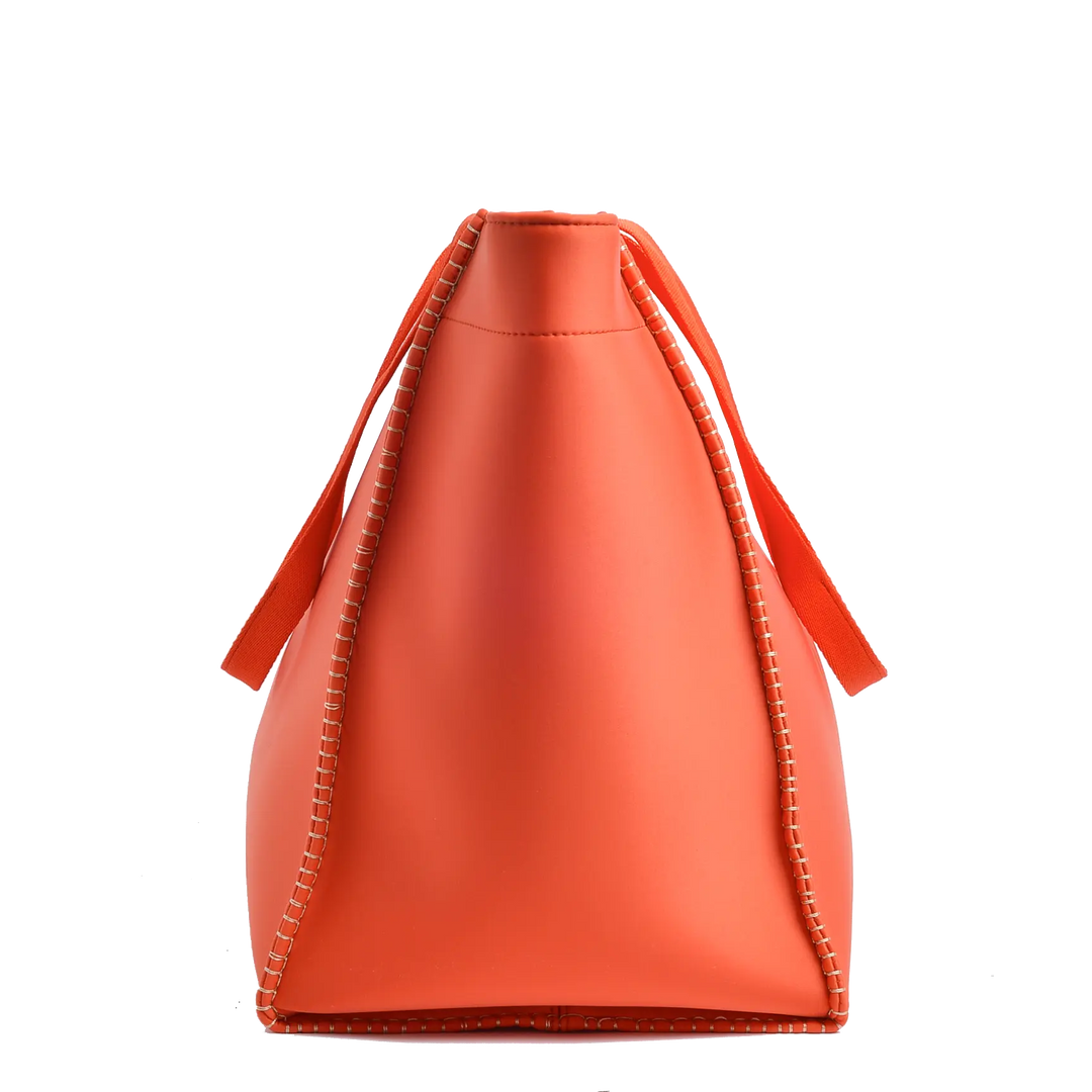 SEA STAR ORANGE - LARGE VOYAGER TOTE