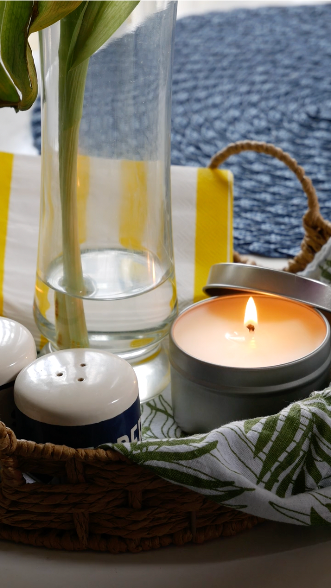 Ferns and Petals Scented Soy Candle