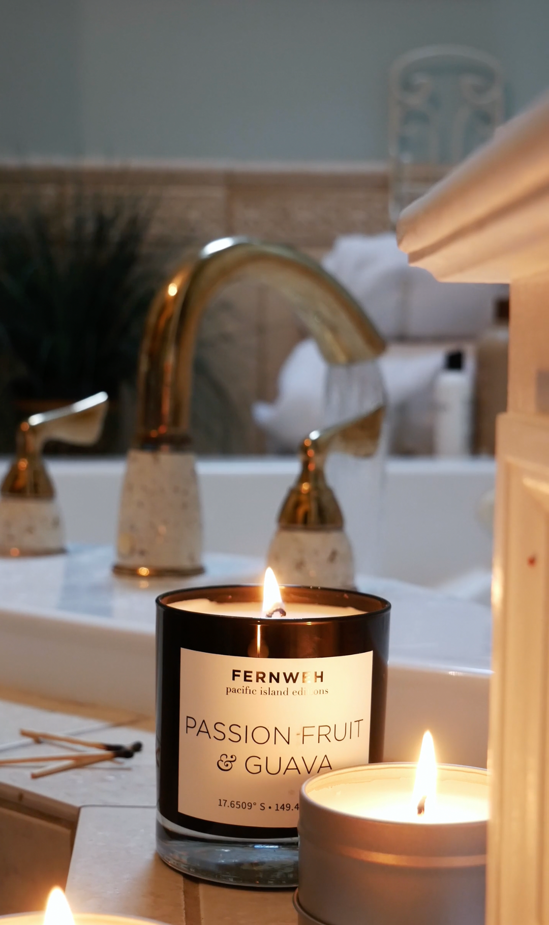 Passion Fruit & Guava Scented Soy Candle
