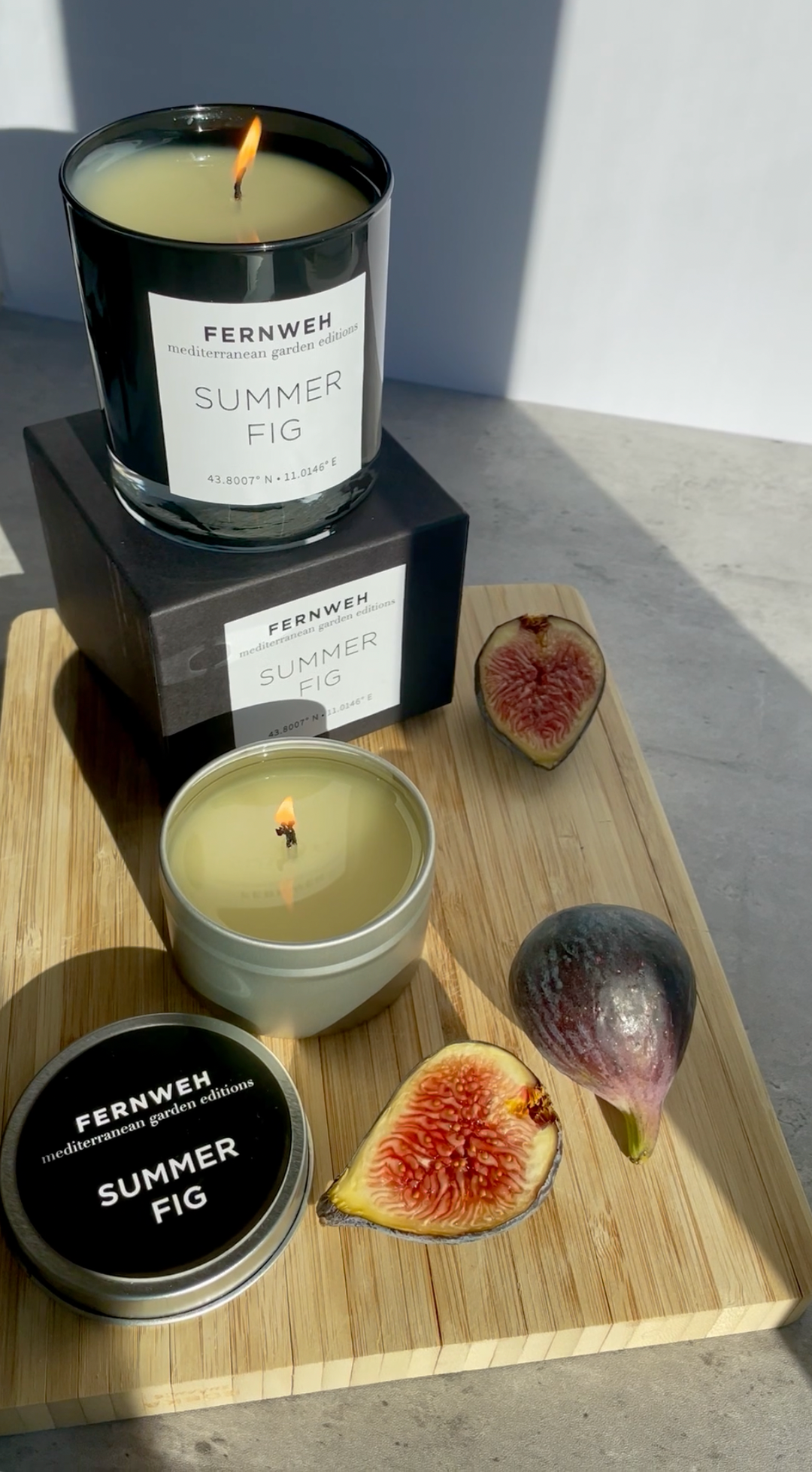 Summer Fig Scented Soy Candle