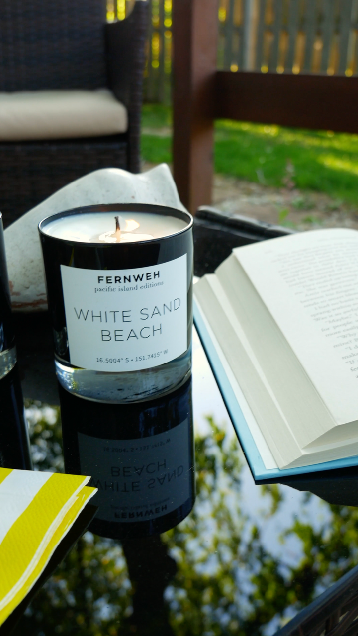White Sand Beach Scented Soy Candle