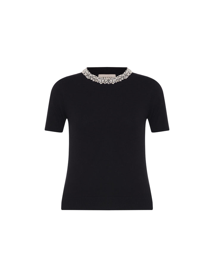 Nomia Embellished Knit Tee