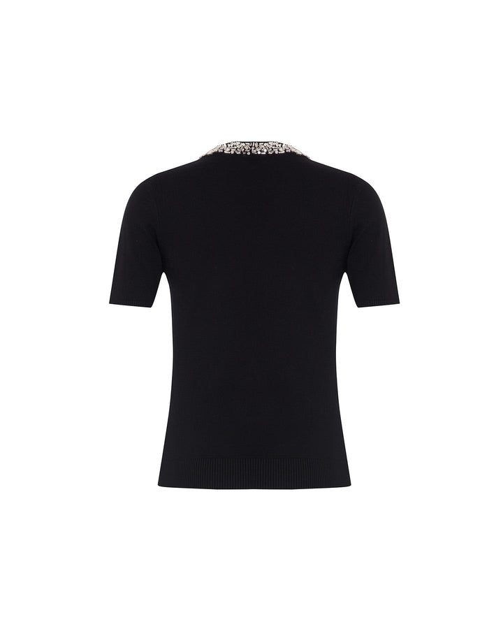 Nomia Embellished Knit Tee