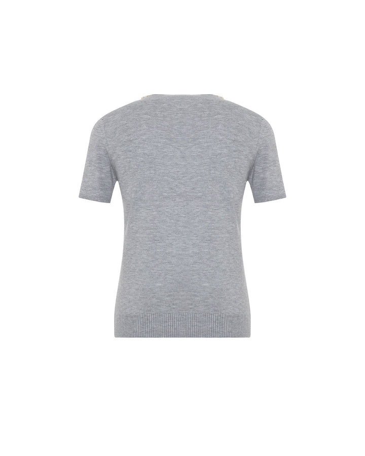 Nomia Embellished Knit Tee
