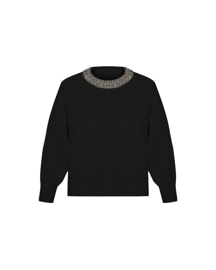 Nomia Embellished Oversized Pullover