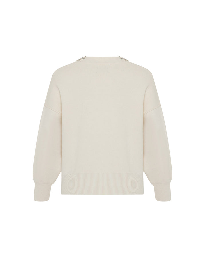 Nomia Embellished Oversized Pullover