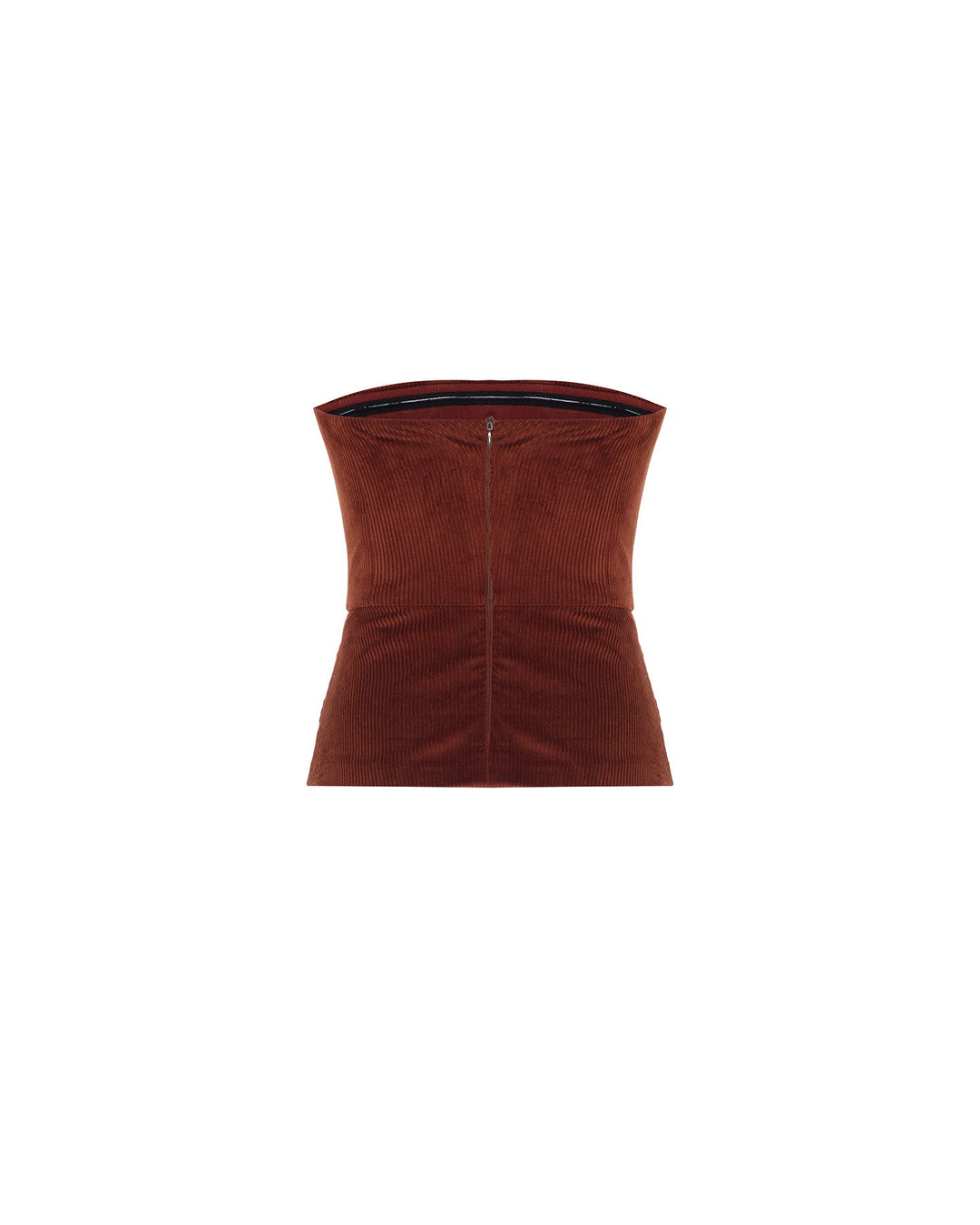Clotho Corduroy Strapless Bustier