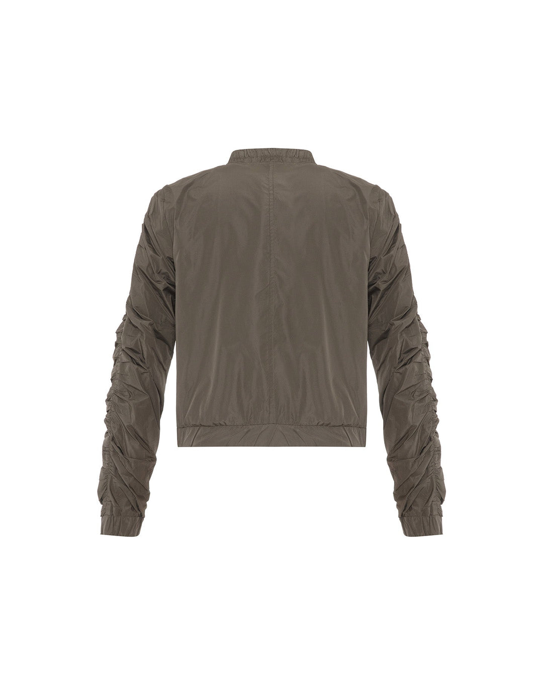 Theia Zip Taffeta Bomber