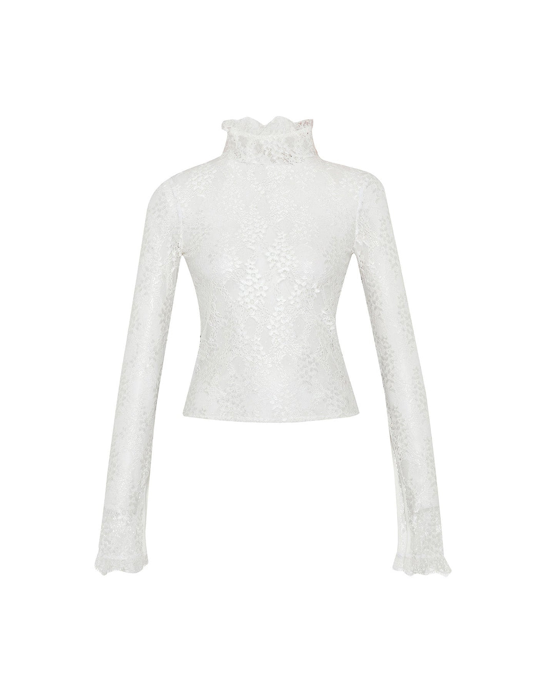 Artemis Lace Mockneck Top