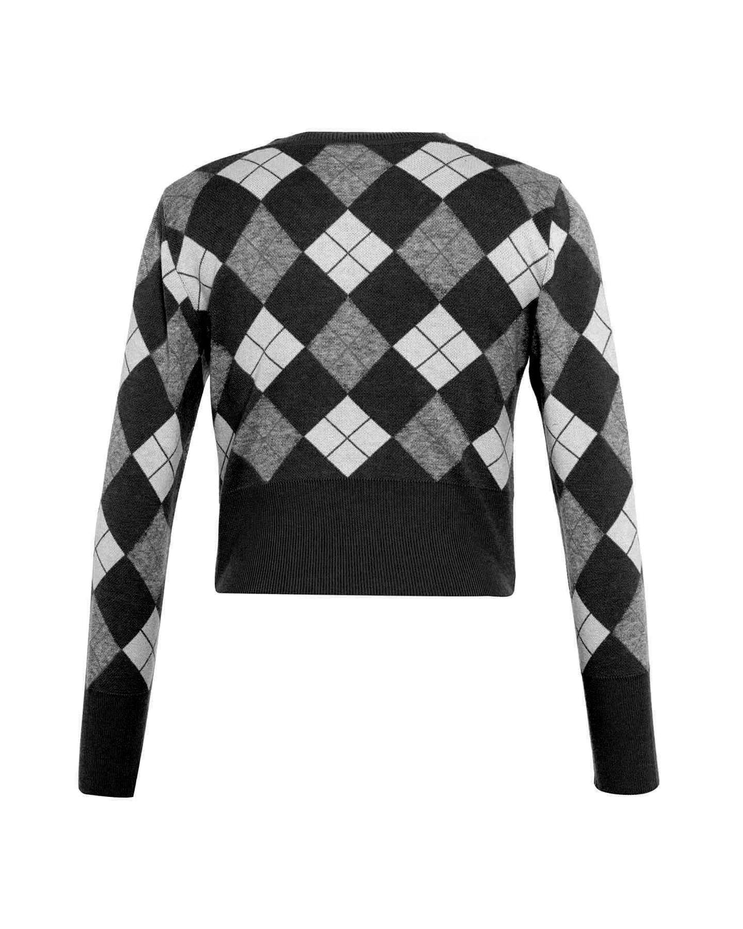 Nomia Plaid Pearly Cardigan