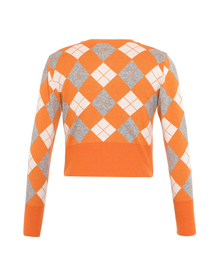 Nomia Plaid Pearly Cardigan