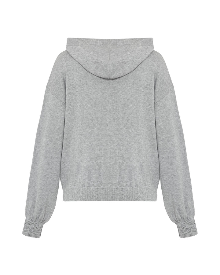 Nomia Ruched Zip Hoodie