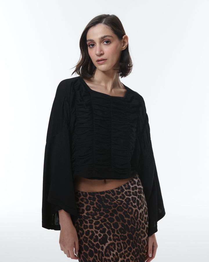 Kallisto Ruched Kimono Top