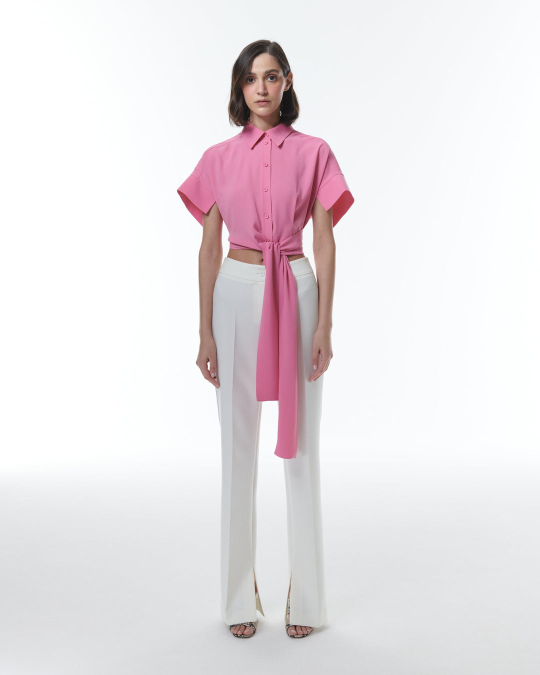 Daphne High-Waist Side Slit Pant