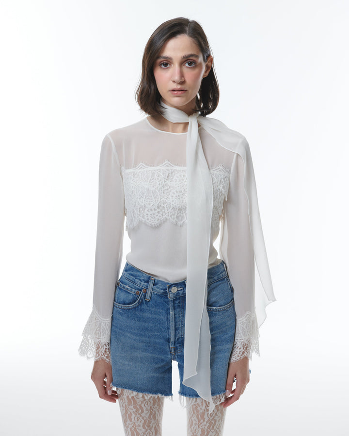 Nyx High-Waist Denim Shorts