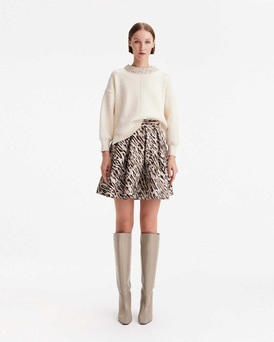 Nomia Embellished Oversized Pullover