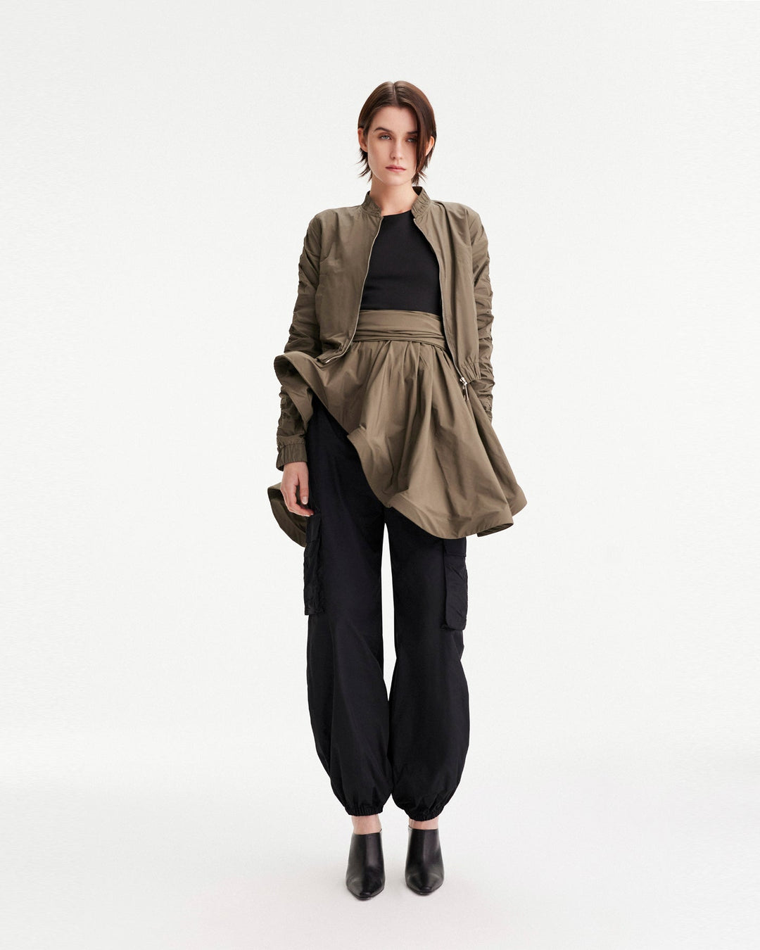 Theia Taffeta Cargo Pant