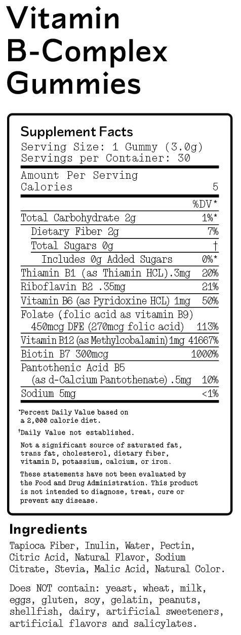 Vitamin B-Complex Gummies