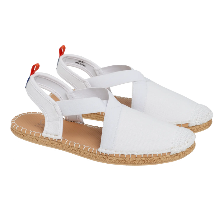 Mariner Seafarer Slingback White Denim