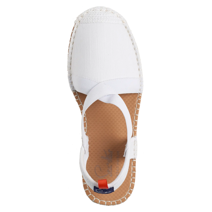 Mariner Seafarer Slingback White Denim