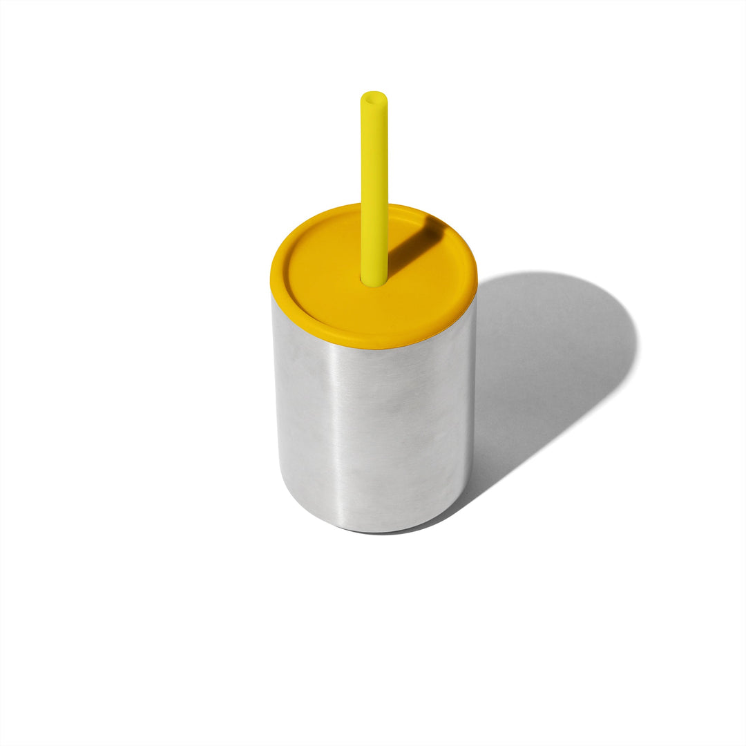Avanchy Baby Cup with 5 Straws Gray