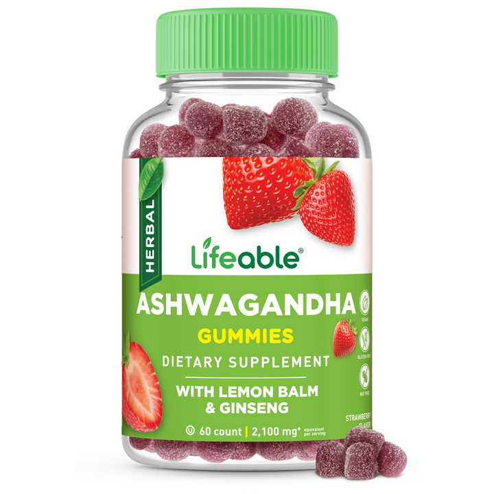 Ashwagandha Gummies with Lemon Balm & Ginseng