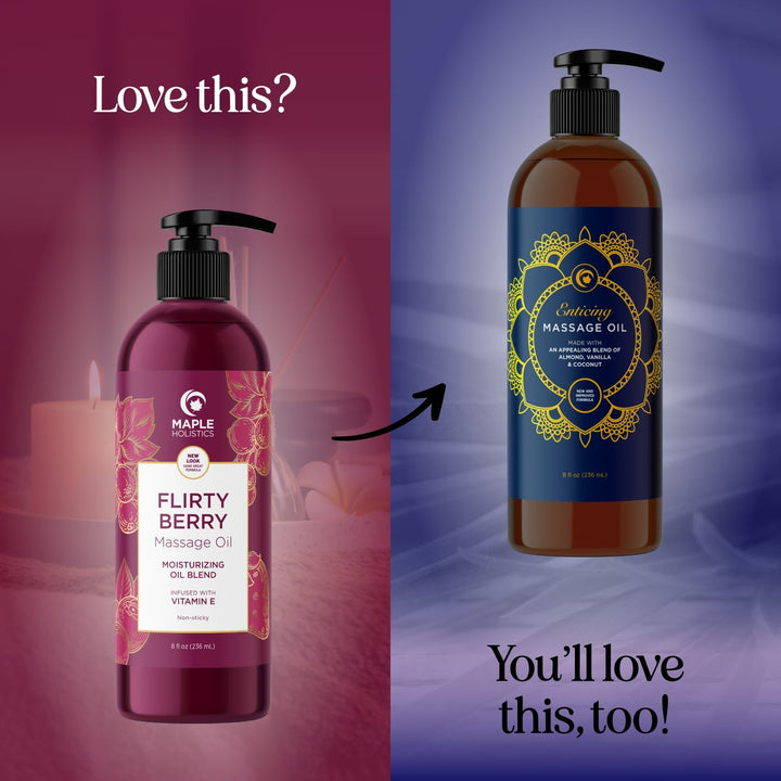 Flirty Berry Moisturizing Massage Oil