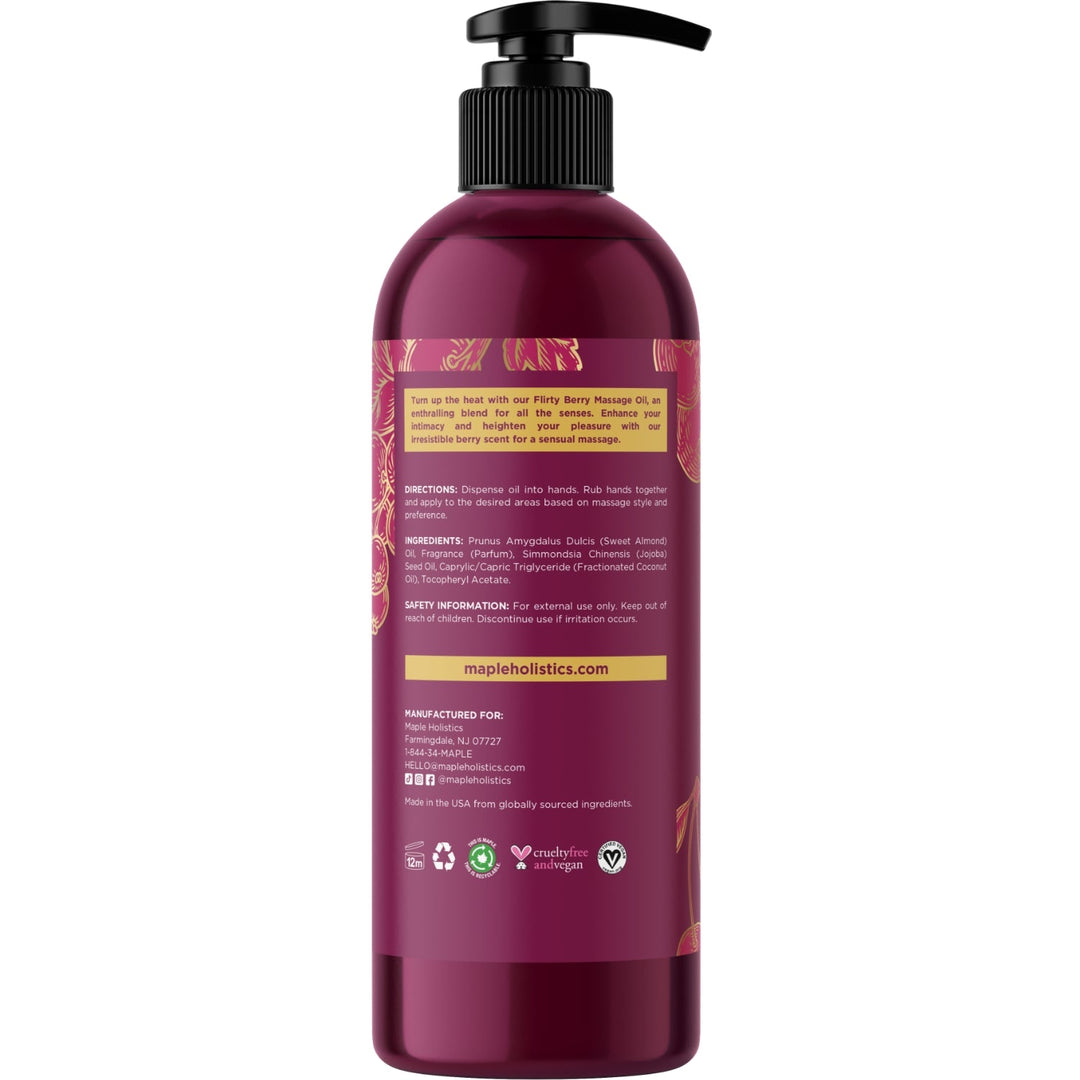 Flirty Berry Moisturizing Massage Oil