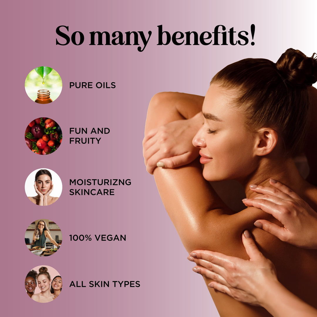 Flirty Berry Moisturizing Massage Oil