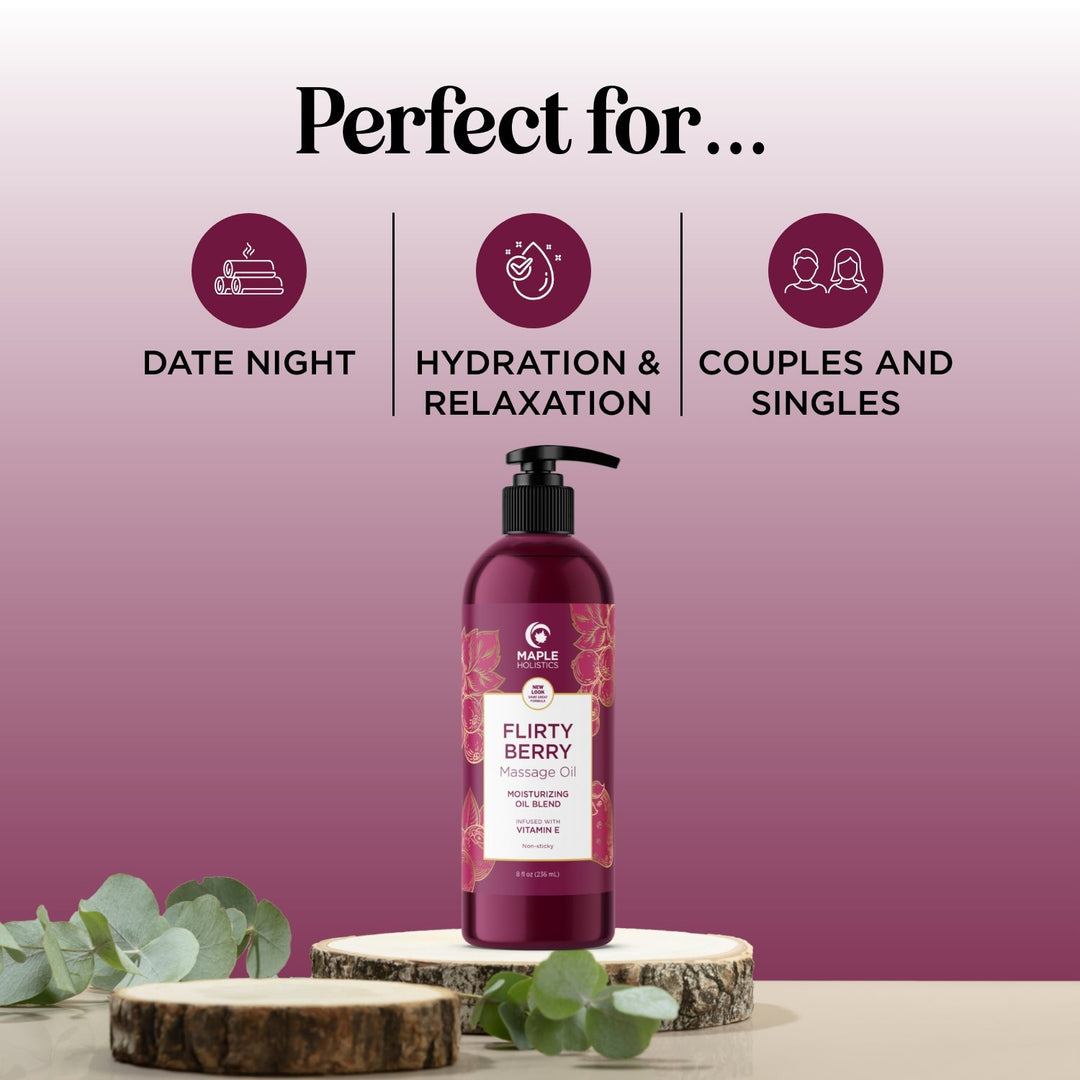 Flirty Berry Moisturizing Massage Oil