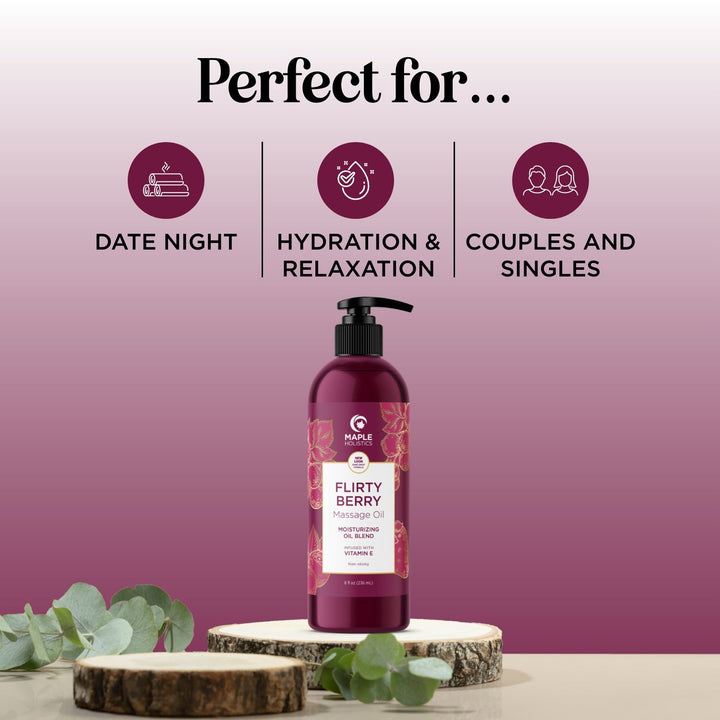 Flirty Berry Moisturizing Massage Oil