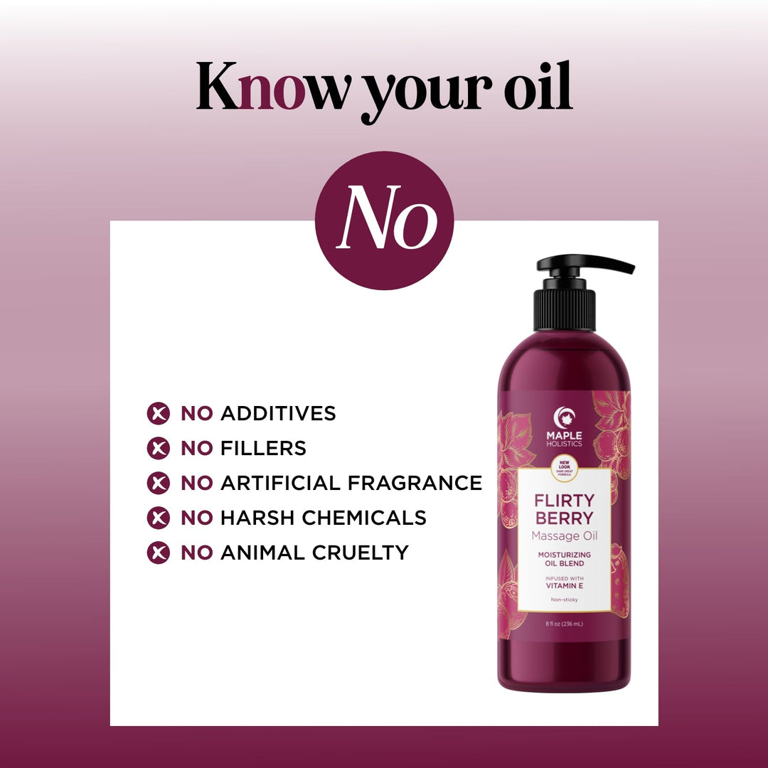 Flirty Berry Moisturizing Massage Oil