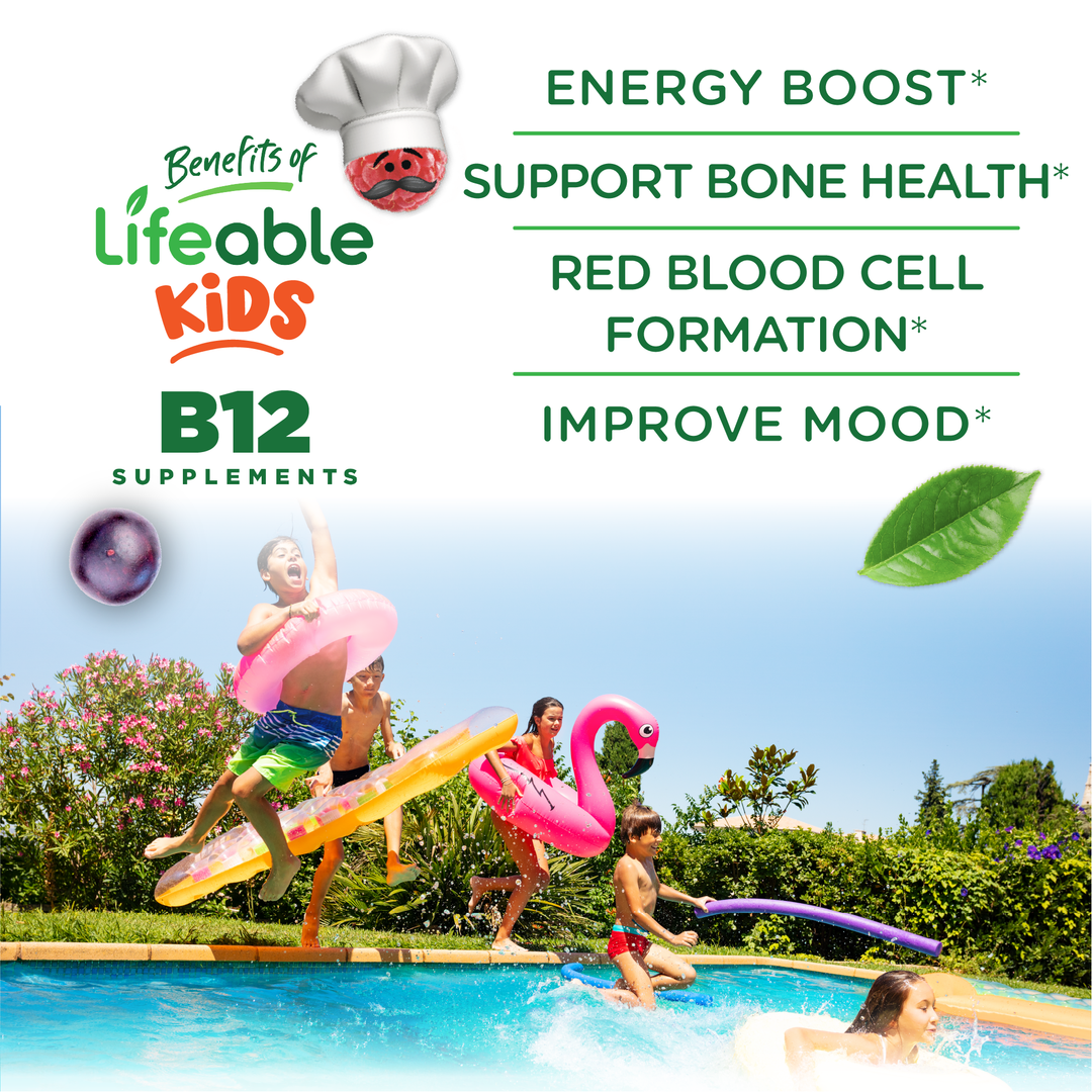 Sugar Free Vitamin B12 Gummies for Kids