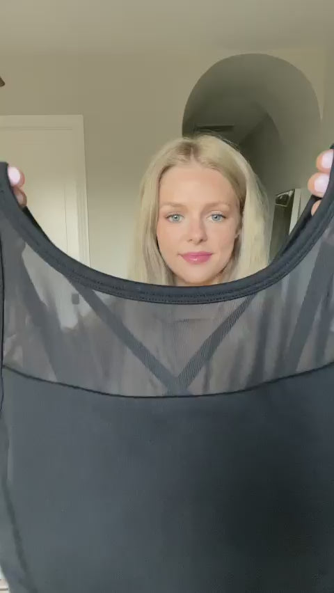 Mesh Sports Bra Top