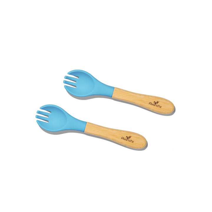 Training Forks | Bamboo & Silicone