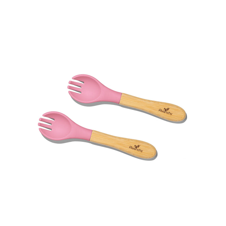 Training Forks | Bamboo & Silicone