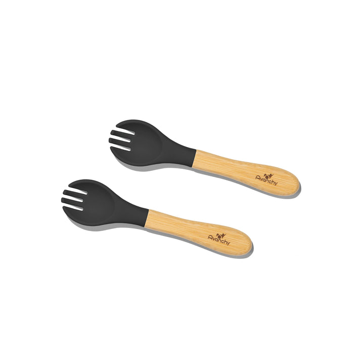 Training Forks | Bamboo & Silicone