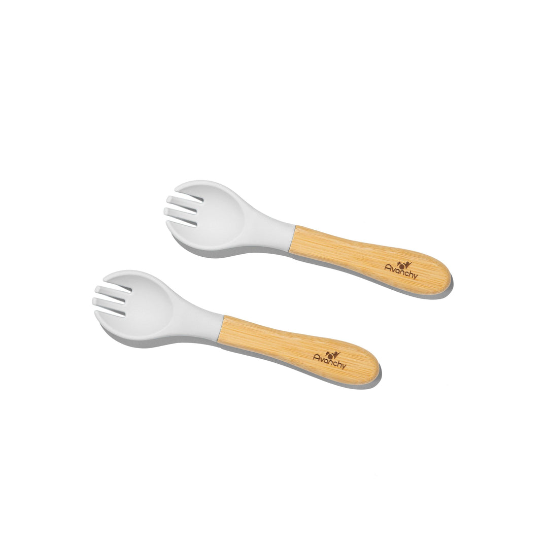 Training Forks | Bamboo & Silicone