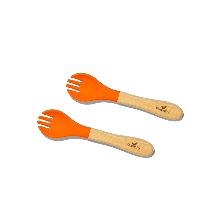 Training Forks | Bamboo & Silicone