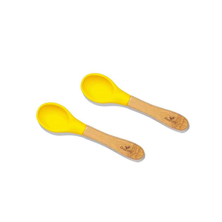 Baby Spoons Regular Scoop | Bamboo & Silicone