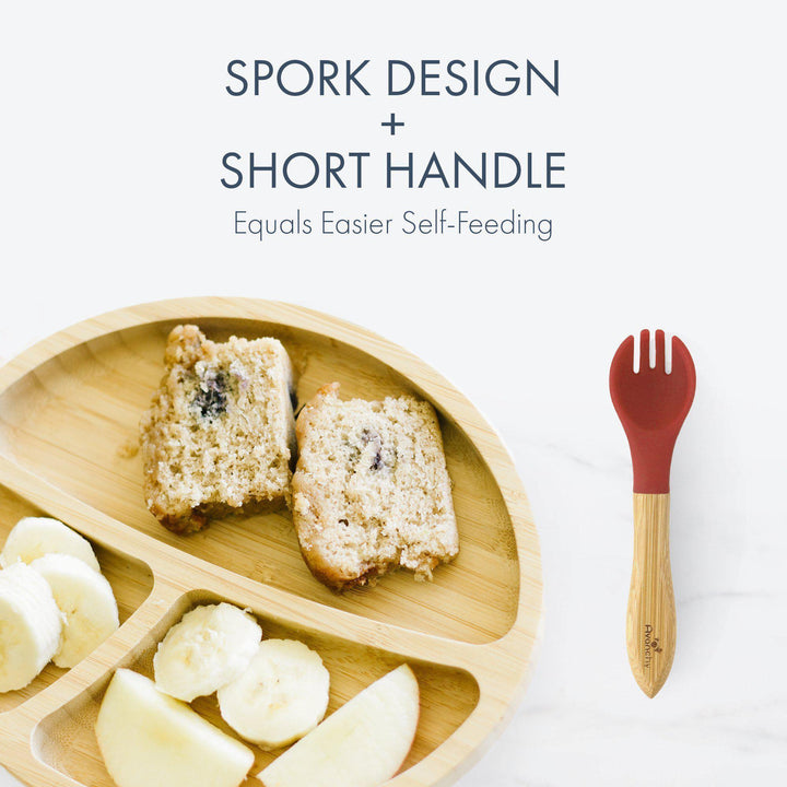 Training Fork | Bamboo & Silicone