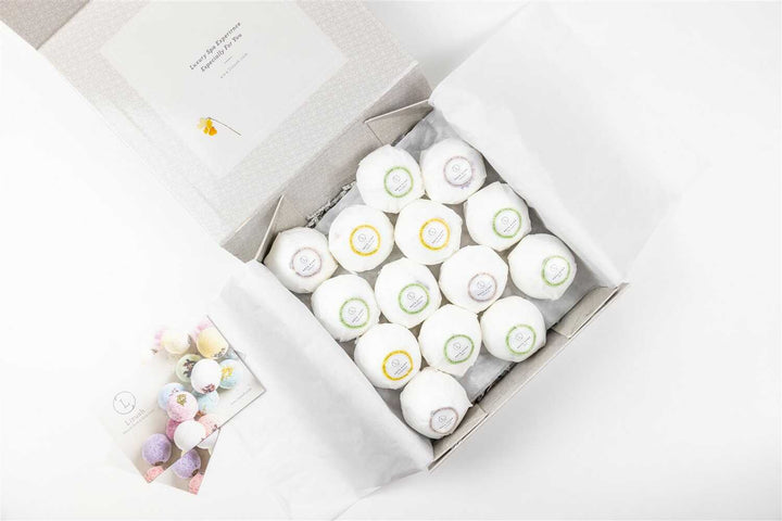 Bulk - 100 Natural Vegan Mix scents Bath Bombs - White