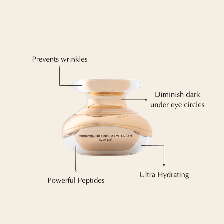 Radiant Brightening Eye Cream with Peptides – Vegan, Gluten-Free & Allergen-Free Anti-Aging Treatment