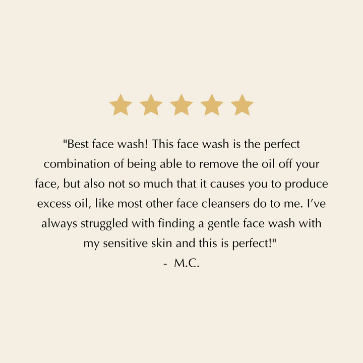 Gentle, Oil-Free Foaming Apple Cleanser for Sensitive & Acne-Prone Skin | Vegan, allergen-friendly, sulfate & paraben free | Purifying, hydrating face wash for all skin types