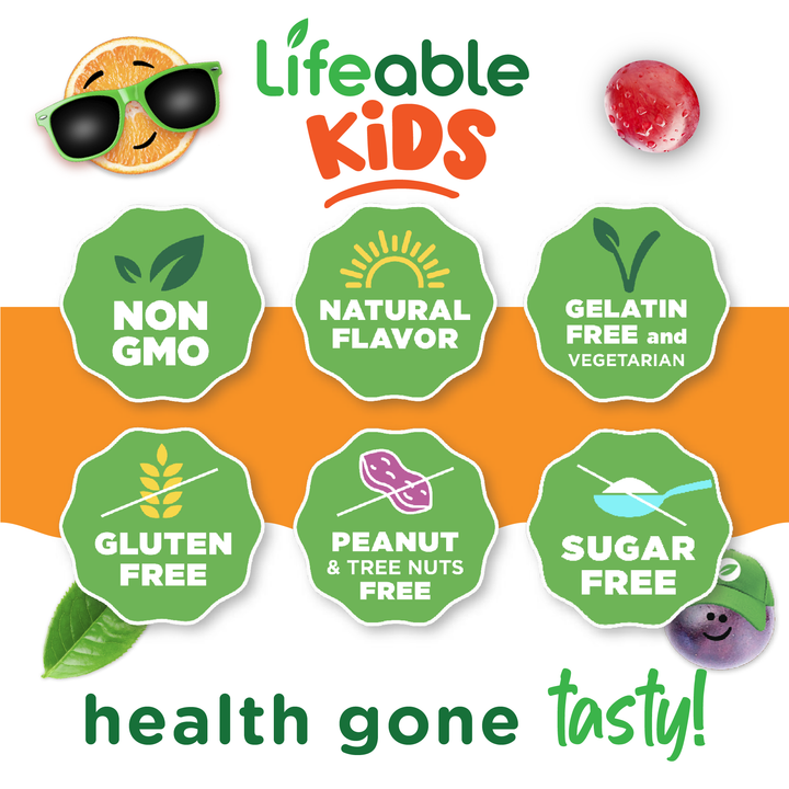 Sugar Free B Complex Gummies for Kids