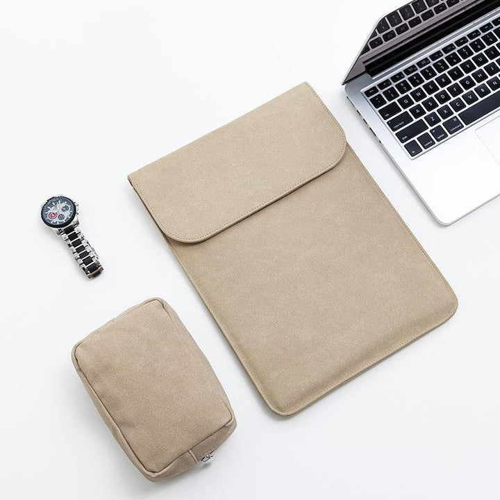 Vegan Leather Laptop Sleeve Set