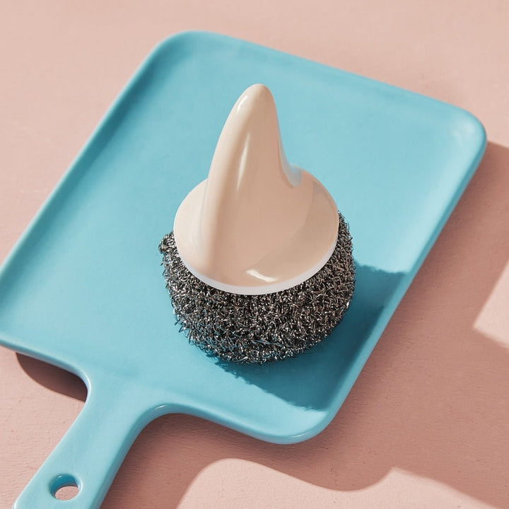 Cute Shark-Fin Pan Scrubber