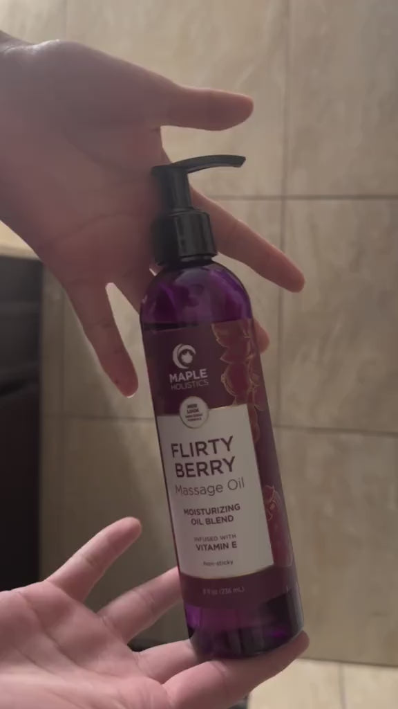 Flirty Berry Moisturizing Massage Oil