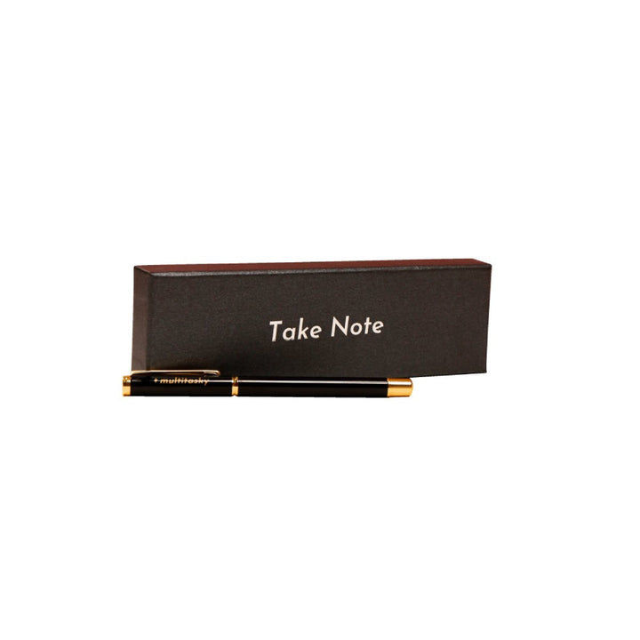 Deluxe Metal Ink Pen (with 5-pack ink refill)